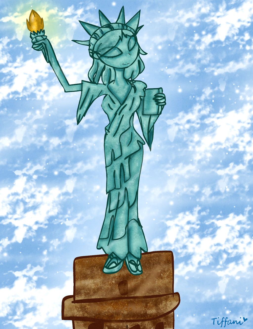 Liberty Deviantart The Statue Of Liberty by Fun-Time-Is-Party on DeviantArt