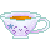 Tea Cup Icon Gift for SketchingStuff