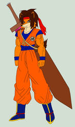 Crash Bandicoot in Goku's Clothes