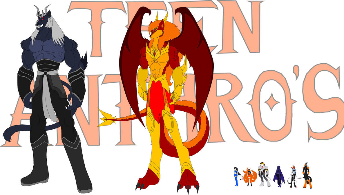 Teen Anthro's Size Comparison 2 by Pyrus-Leonidas on DeviantArt