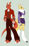 Guilmon and Renamon clothes idea by Pyrus-Leonidas