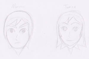 Maximus and Tamina Mii's sketch