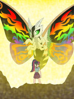 Twilight and Mothra Lea