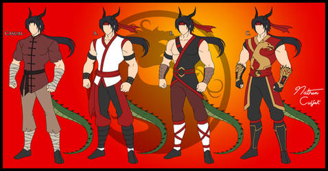 MK x RWBY Liu Kang Concepts