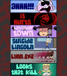 Creepy Loud House Title Cards