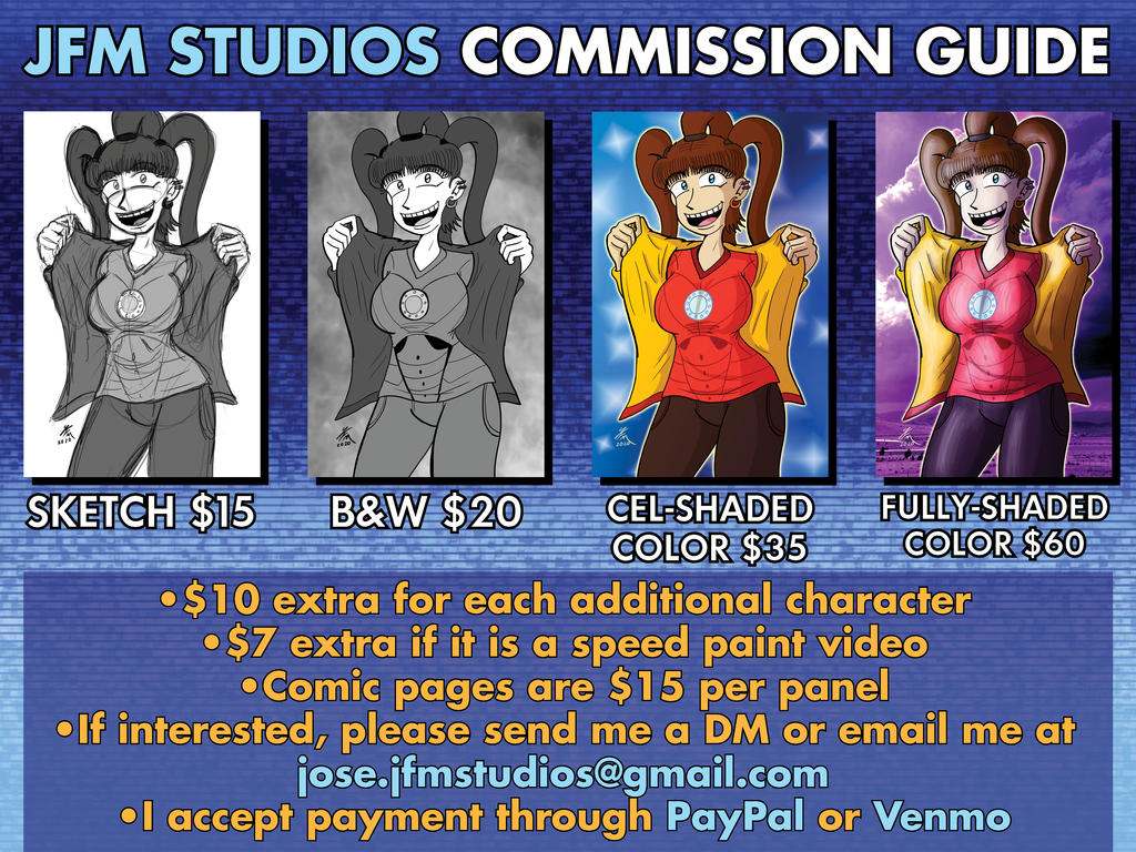 JFM Studios Commission Guide 2020