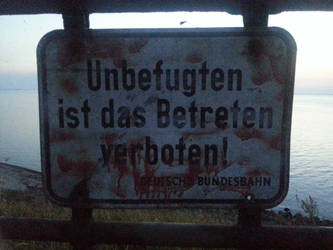 Betreten ist verboten