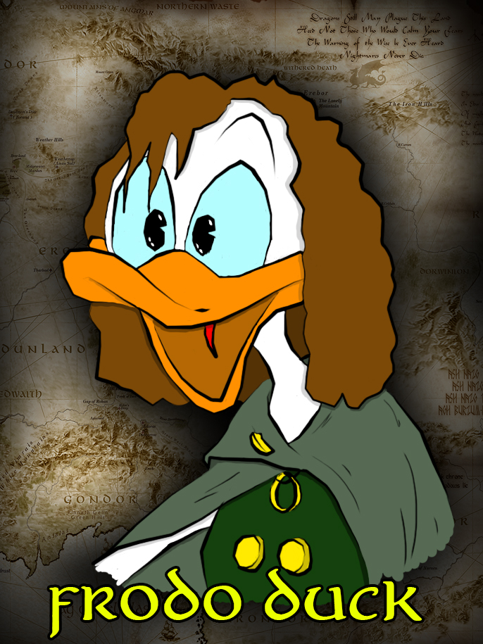 Frodo Duck...may the force be with you!