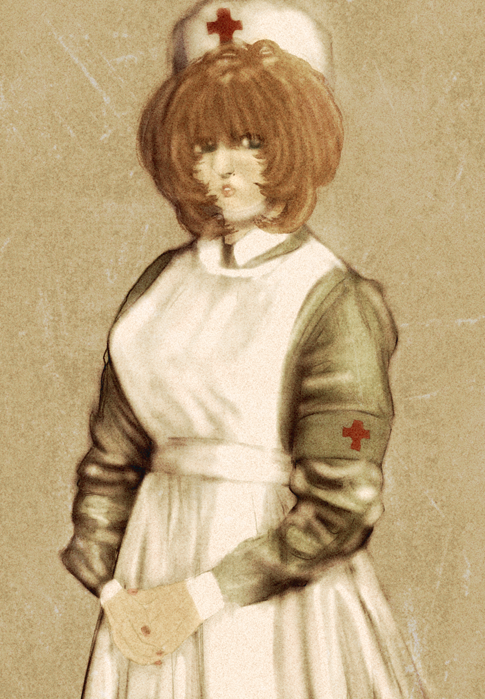 vintage nurse photo