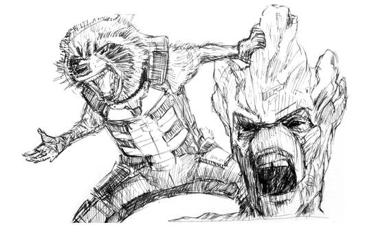 More Rocket and Groot