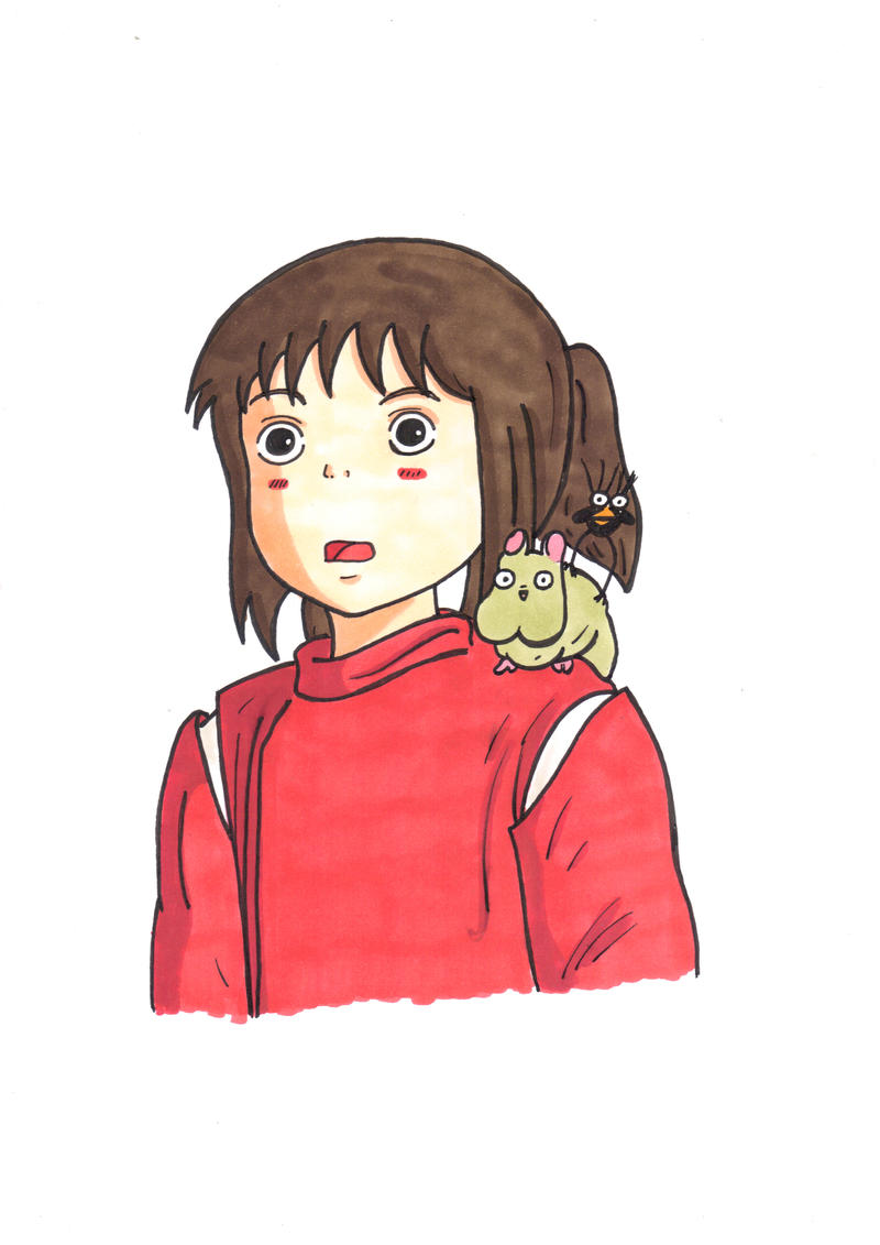 chihiro red by kenny-powders on DeviantArt