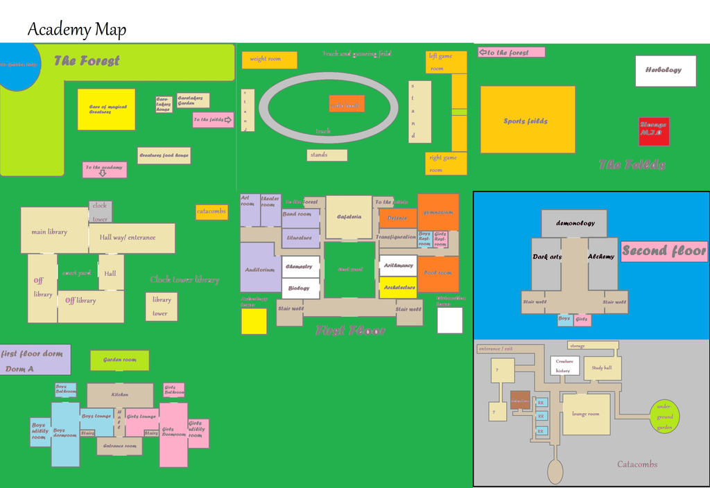 Academy Map by casiemoon on DeviantArt
