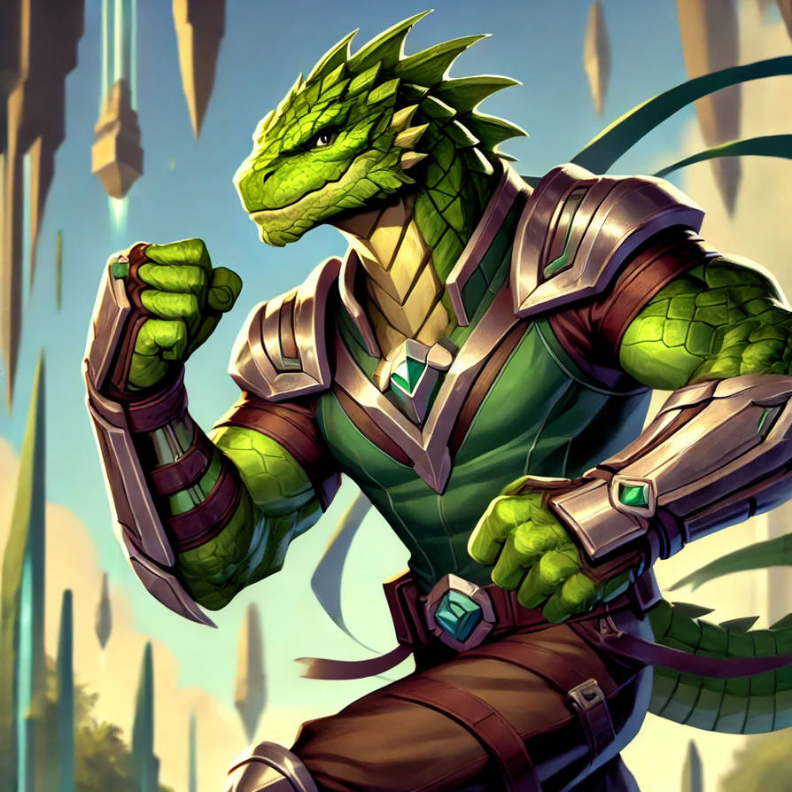 Strong lizard warrior by Zennick92 on DeviantArt