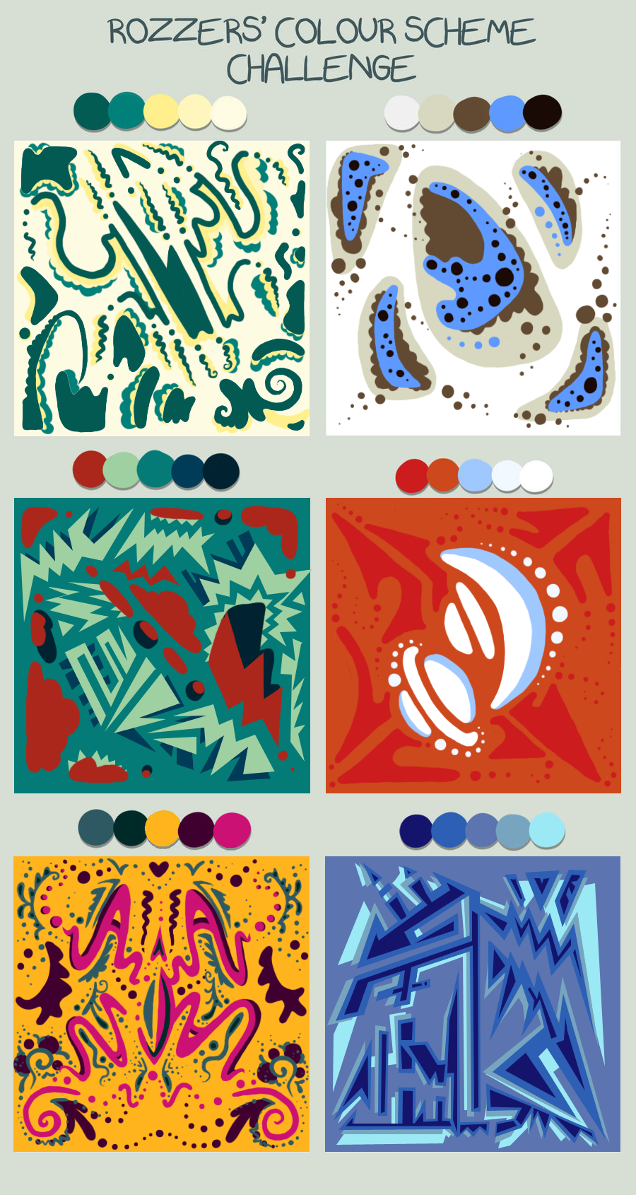My Abstract Color Scheme Meme By Ushiyasha On Deviantart My Abstract Color Scheme Meme By Ushiyasha