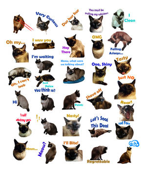 phephe Meow Stickers