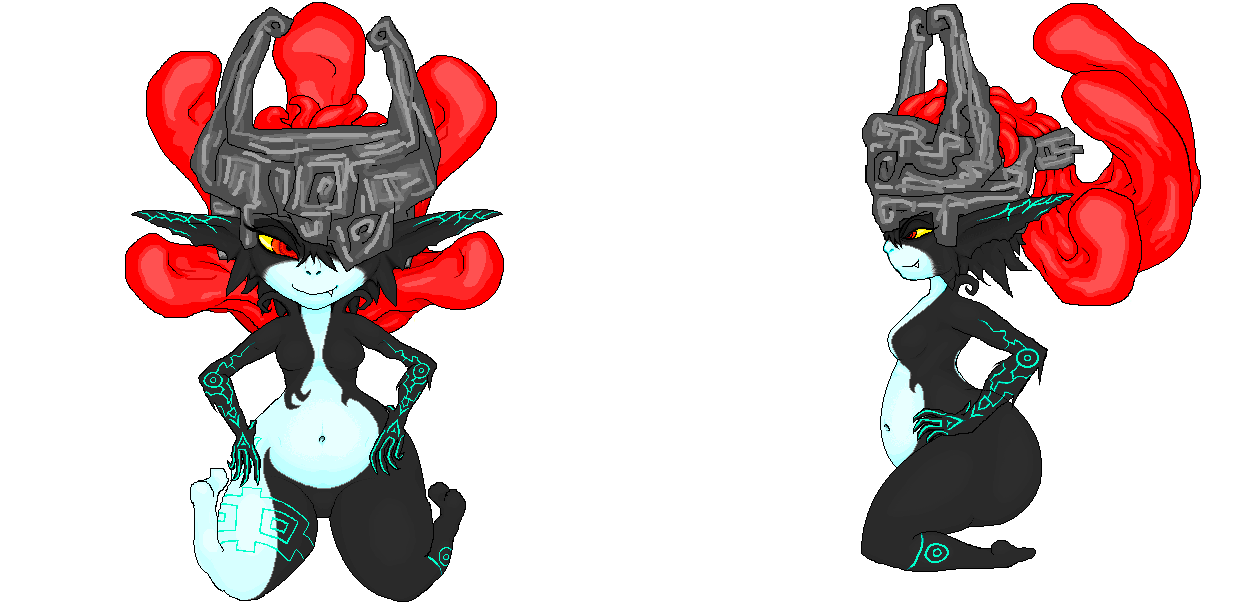 Midna Ref Midna reference sheet by TheRedSeaGull on DeviantArt
