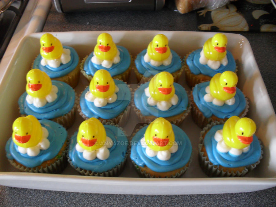 Rubber Ducky cupcakes