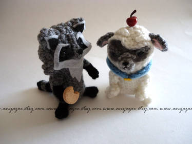 Meeko and Percy Amigurumi