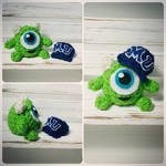 Kid Mike Wazowski Amigurumi by AnyaZoe