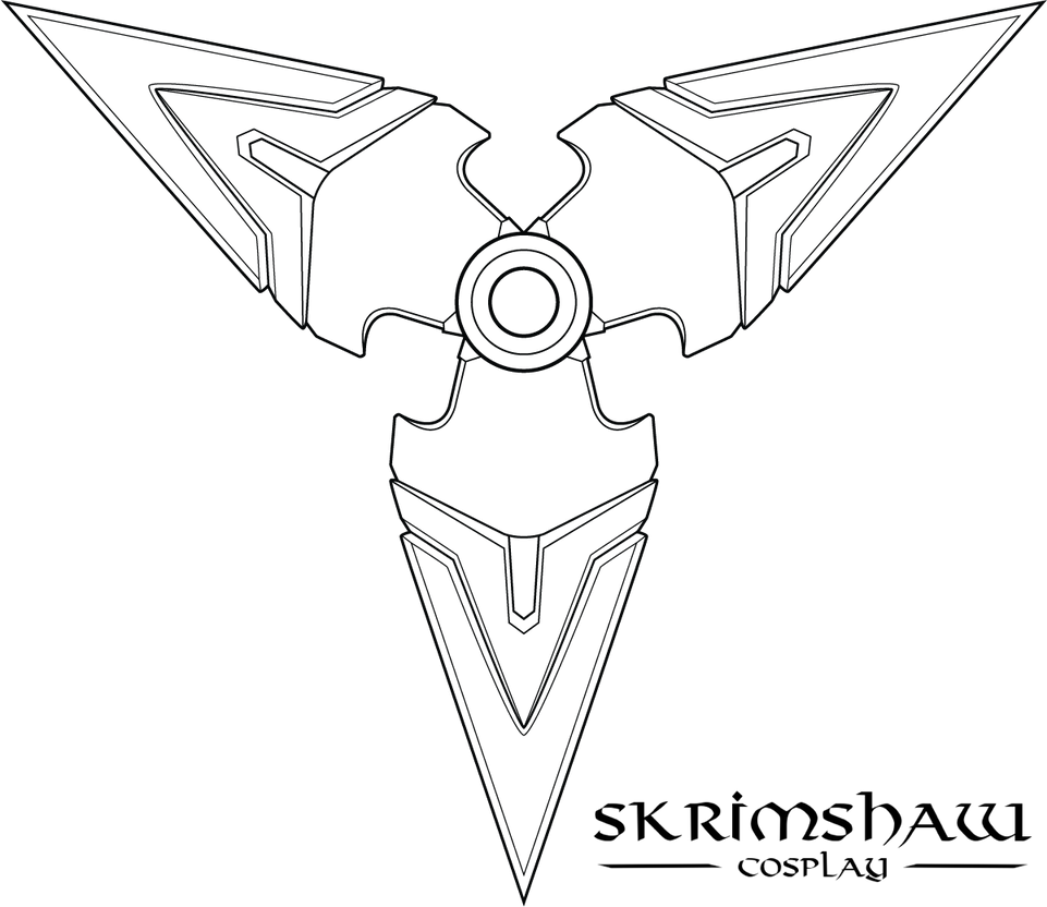 genji 39 s shuriken lineart by skrimshawcosplay on deviantart story template deviantart