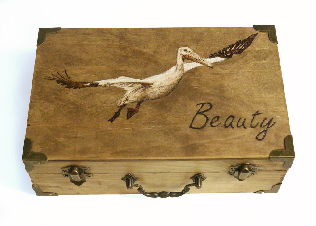 Pelican- Pyrography by lost-nomad07