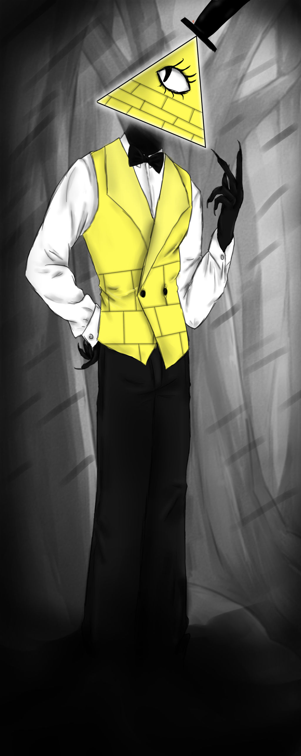 Bill Cipher Inverting Face Bill Cipher by RaisedbytheVillains on DeviantArt