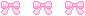 Pink bows divider - FREE TO USE