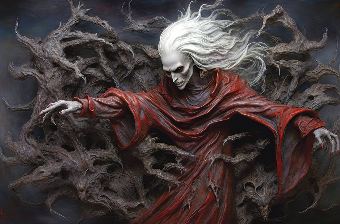 Visions of the Red Robe by mindscapegallery on DeviantArt