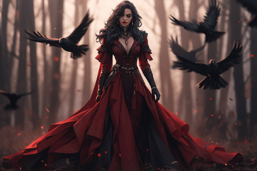 Raven Red Mod Red Raven by mindscapegallery on DeviantArt