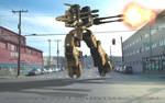 Fan art - Defender destroid - Robotech