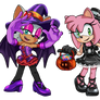 Rouge and Amy Halloween