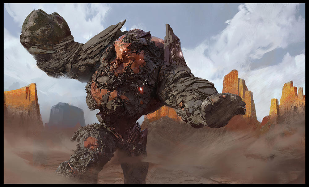 Rock Colossus Ark Scorched Earth By Sebastiankowoll On Deviantart