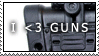 I Love Guns Stamp by Its-An-Inferno