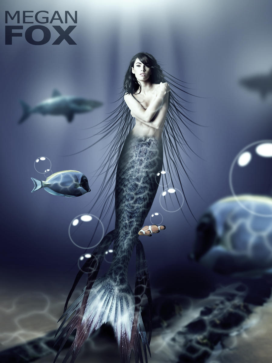 Mermaid Megan Fox by andykawa on DeviantArt
