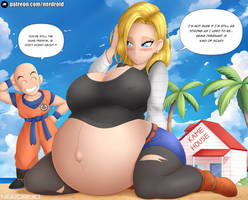 Pregnant Android 18 - SFW Version