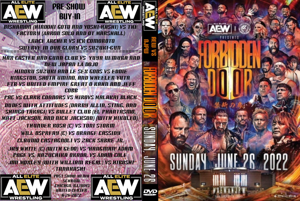 AEW Forbbiden Door 2022 by Zmaster70 on DeviantArt