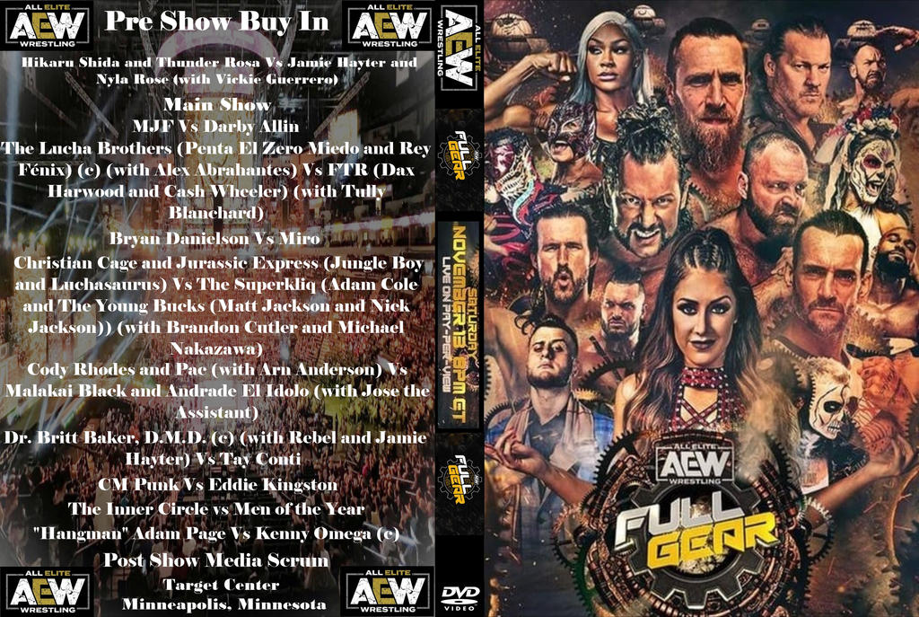 AEW Full Gear 2021 by Zmaster70 on DeviantArt