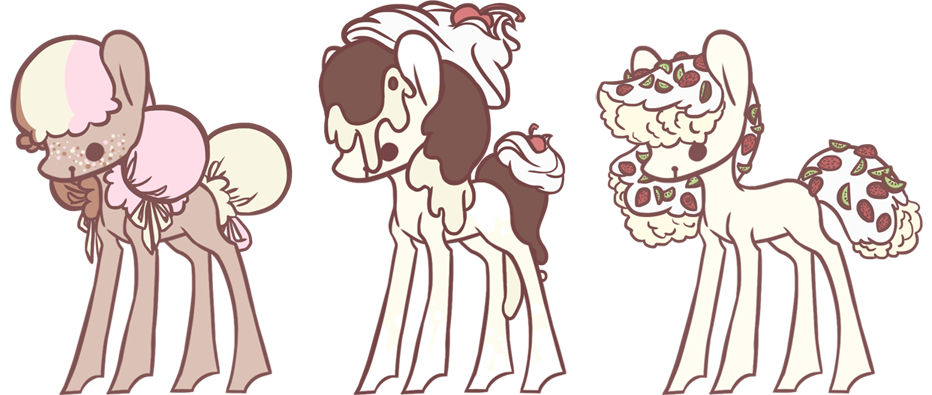 dessert pony adopts [OPEN]