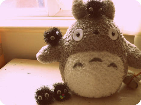 Totoro and the Soot Sprites