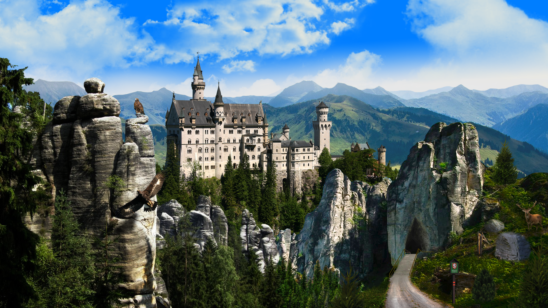 Castle - Matte painting