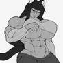 Bastet Abs Show off