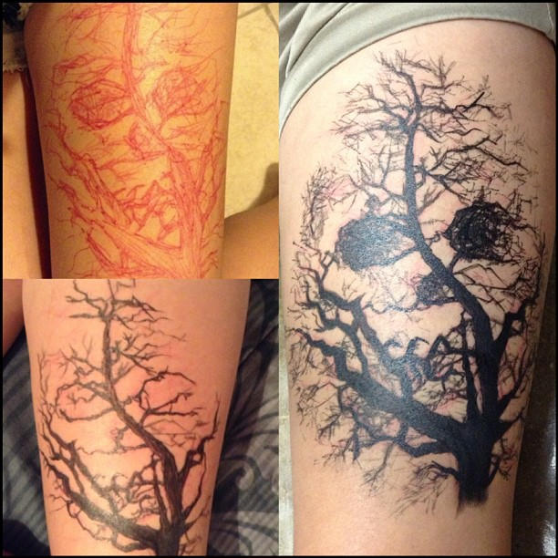 Dead Tree Tattoo by samers7 on DeviantArt