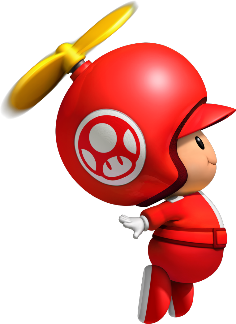 Propeller Red Toad by TJZiomek on DeviantArt
