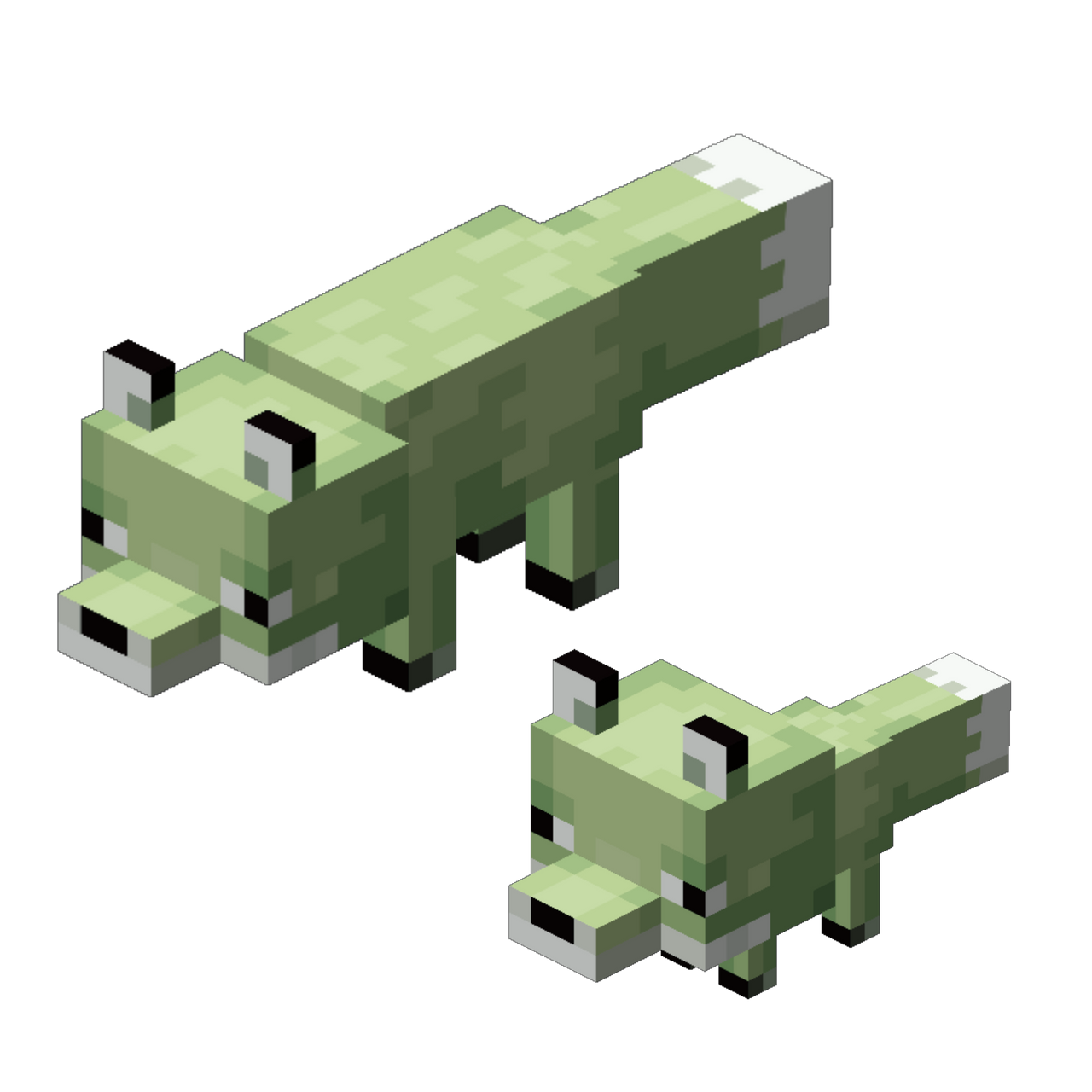 Minecraft Fox Deviantart Minecraft Fox (Jungle) by TJZiomek on DeviantArt