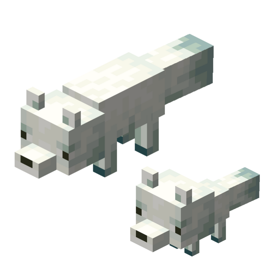 Minecraft Fox Arctic By TJZiomek On DeviantArt minecraft-fox-arctic-by-tjziomek-on-deviantart