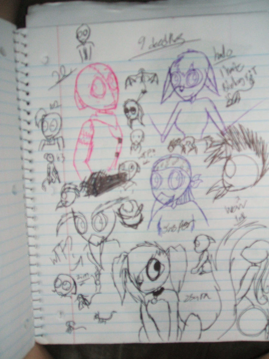 many 9 doodles