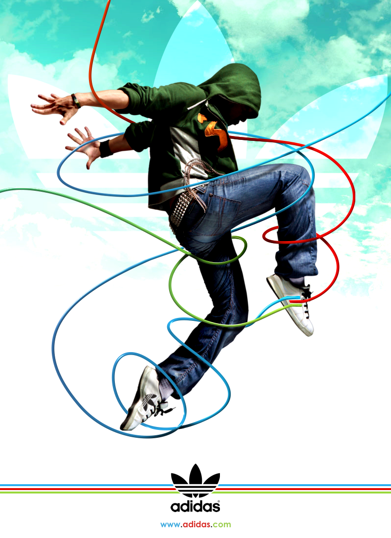 Adidas sales advertising posters