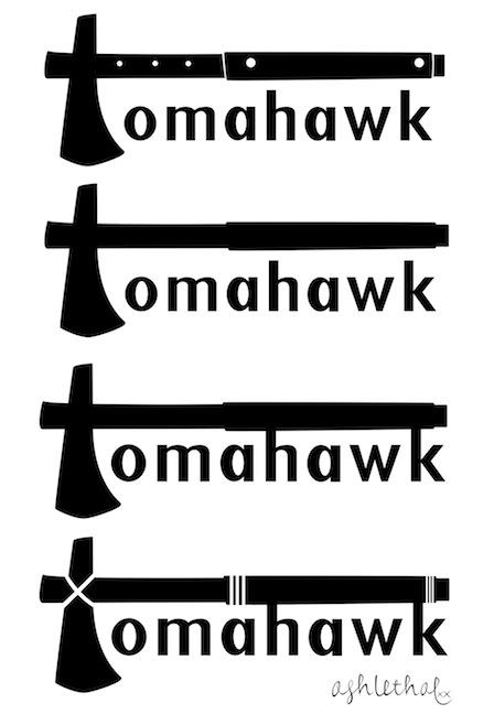 Tomahawk Logo Samples by ash-lethal on DeviantArt