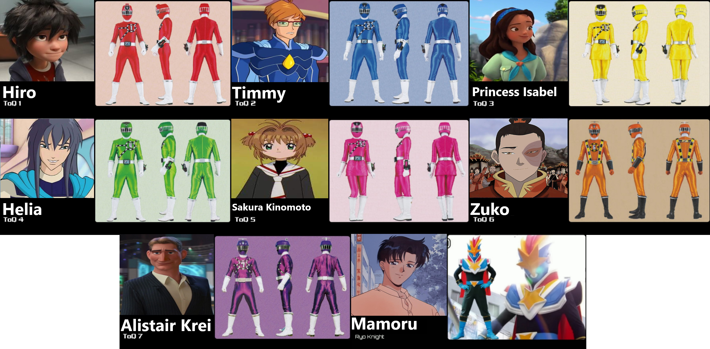 Ressha Sentai ToQger Cartoon Style by alex14avila on DeviantArt