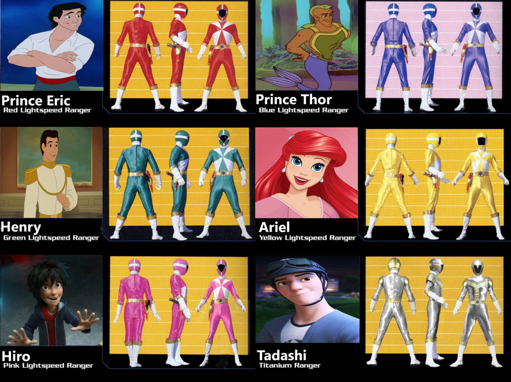 Power Rangers Lightspeed Rescue Cartoon Style by alex14avila on DeviantArt